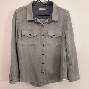 Outerknown Blanket Shirt, Women’s M/L, Light Gray, hard to find color